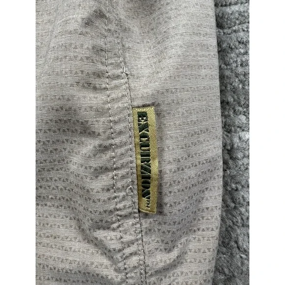Excursion Shirt Mens 2XL Beige Longsleeve Button Up Fishing Vented - Picture 14 of 14